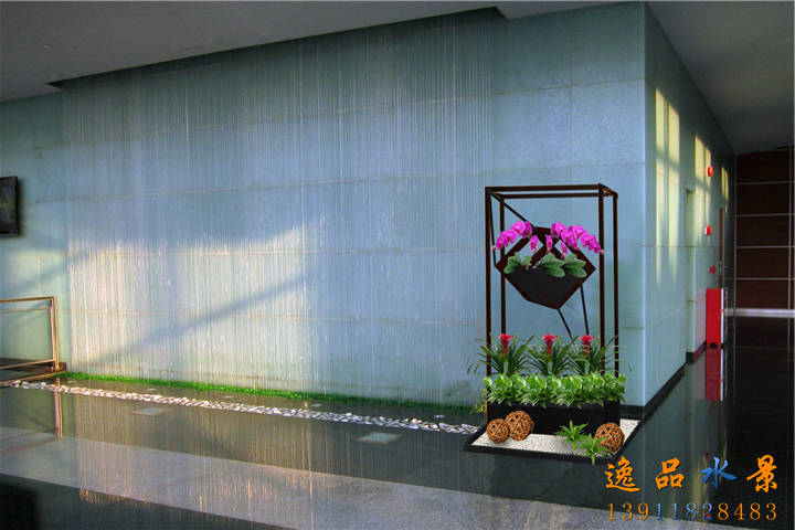 室内吊線(xiàn)水幕簾|線(xiàn)水簾設計制作(zuò)廠家